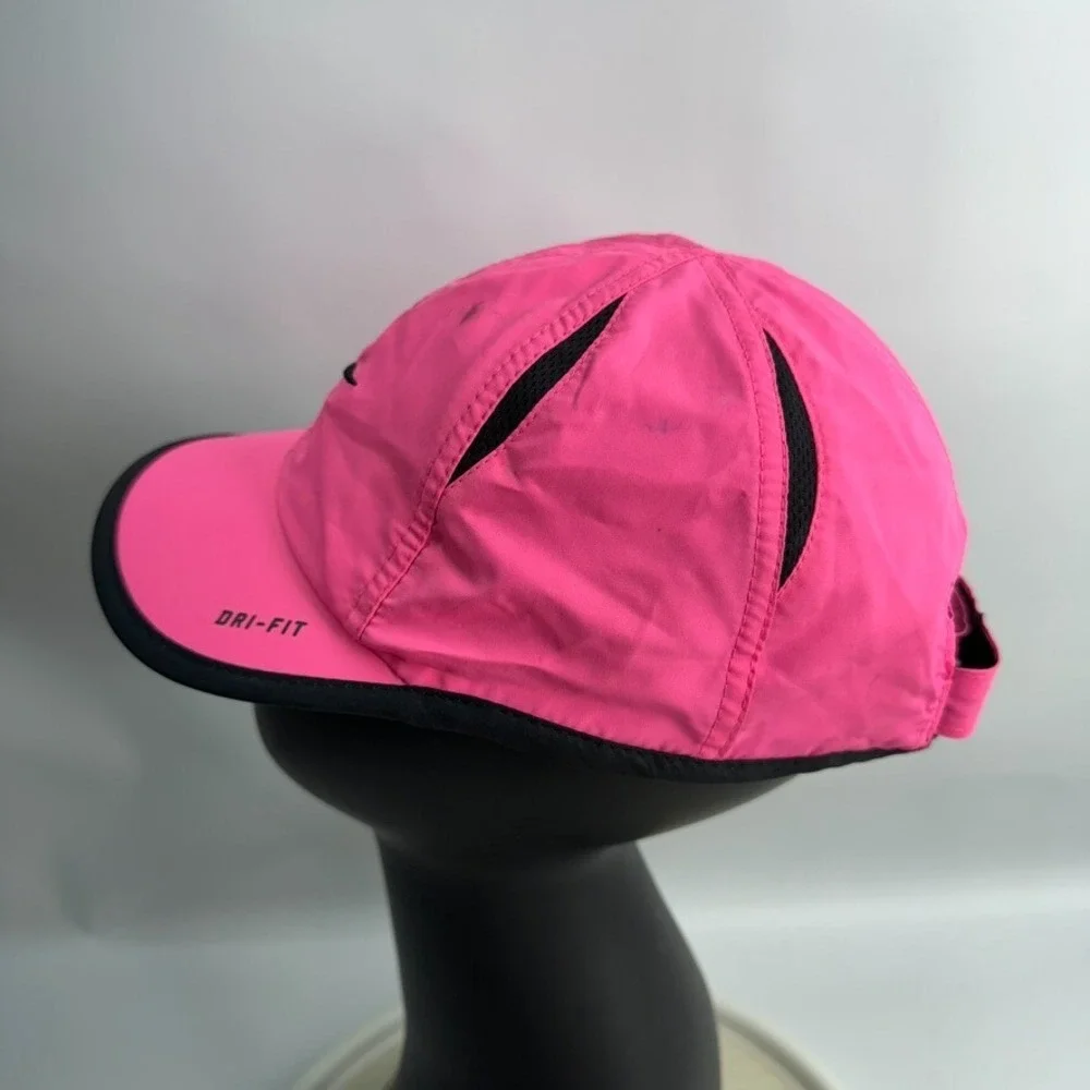 Nike Hat Cap Strap Back Pink Dri Fit 4/6x Pickleball‎ Volleyball Tennis Youth